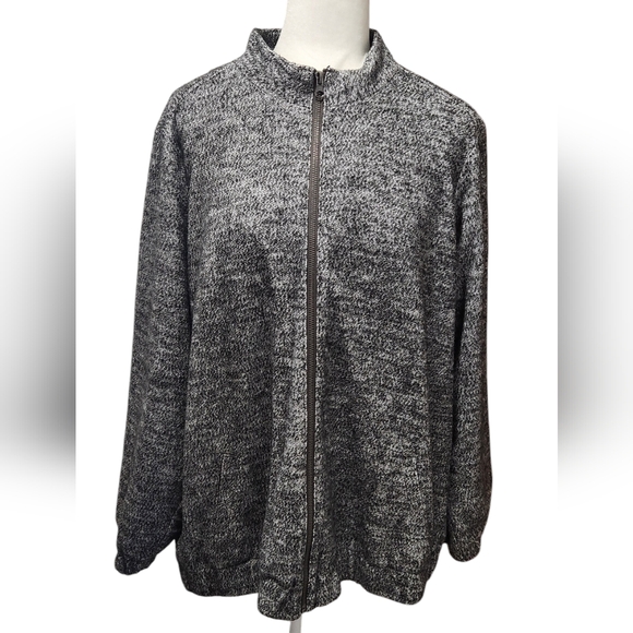 CJ Banks Jackets & Blazers - CJ Banks Marbled Bomber Style Jacket. Size 2X